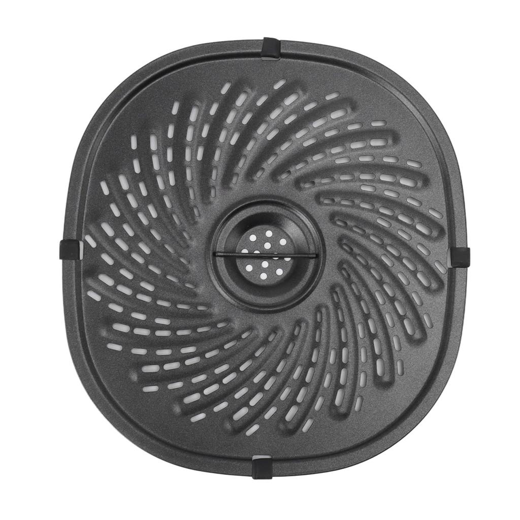 Fryer Grill Pan Replacement Crisper Plate Tray Non Stick Fryer Rack With Oil Brush Silicone Pad