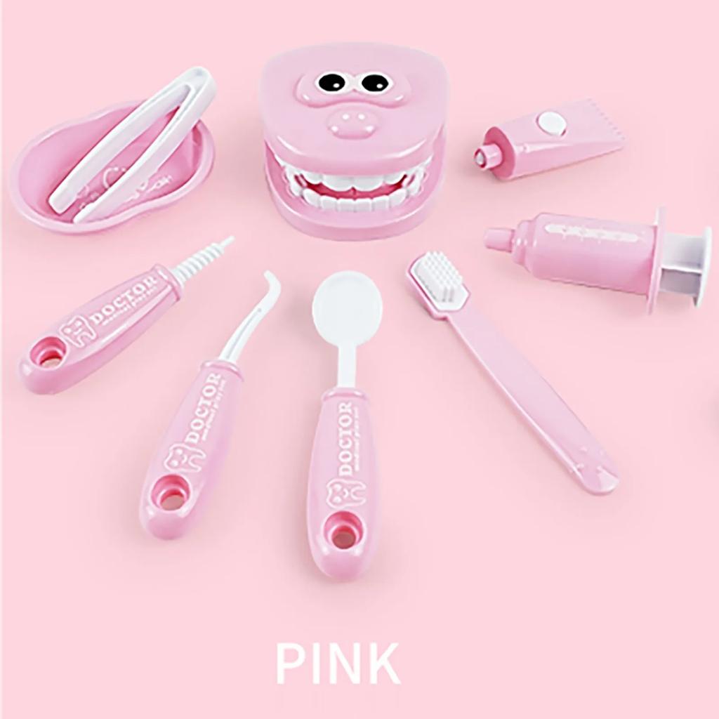 Non-Toxic Children Montessori Toys Parent-Child Interaction For Children Dentist Check Teeth Model Doctors Role Play Baby Montessori Toys