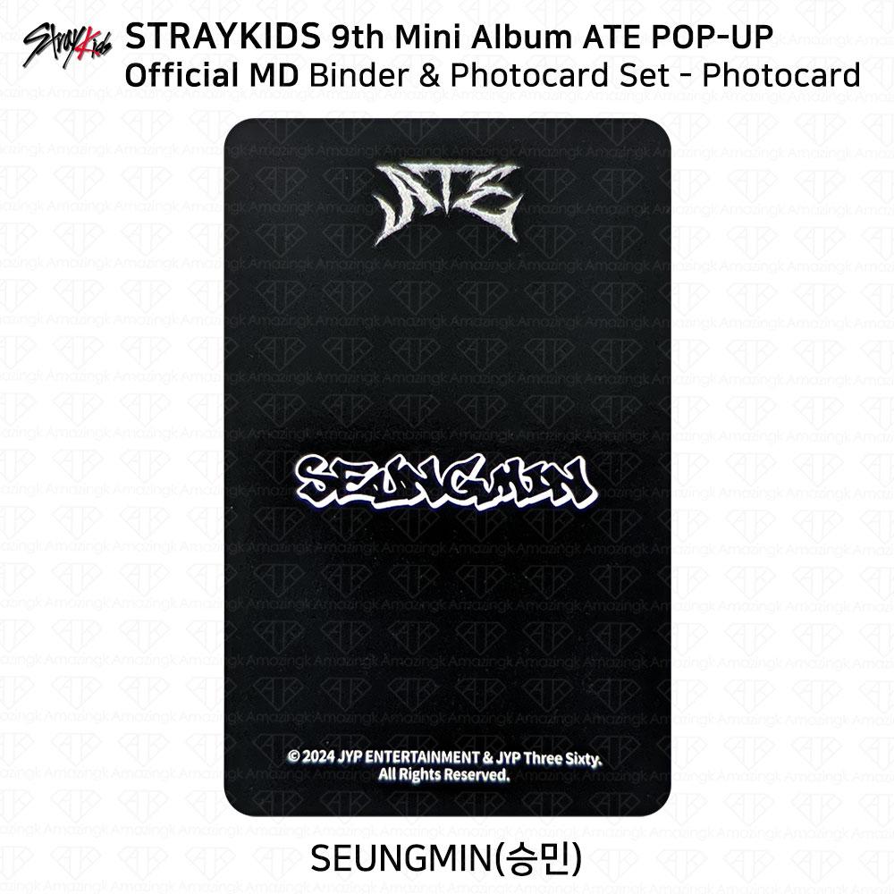 Stray Kids 9-й мини-альбом ATE POP-UP MD Binder Photocard KPOP