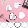 Handheld Heart-shaped Mirror High-definition Beauty Make-up Mirror Simple Handheld Mirror  Woman
