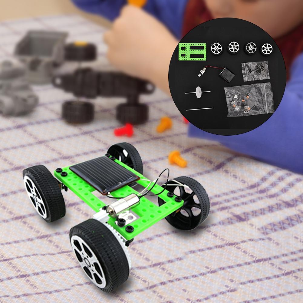 Children Mini Sun Power Solar Car Model Kids DIY Scientific Assembly Toy Educational Toy