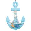 Handcraft Nautical Beach Ship Wheel Décor Coastal Boat Life Buoy Wall Hangings Ornaments Boat Anchor Decoration 2024 Gift