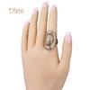 Miss Sugar Creative Exaggerate Mesh Holes Design Alloy Finger Ring Men Women Jewelry Gift