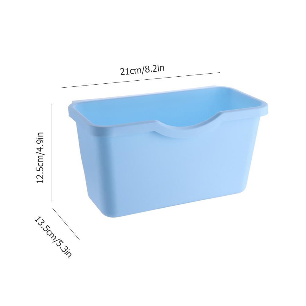 Пластиковая корзина на двери кухонного шкафа, подвесной мусорный бак, мусорное ведро, коробка для мусора