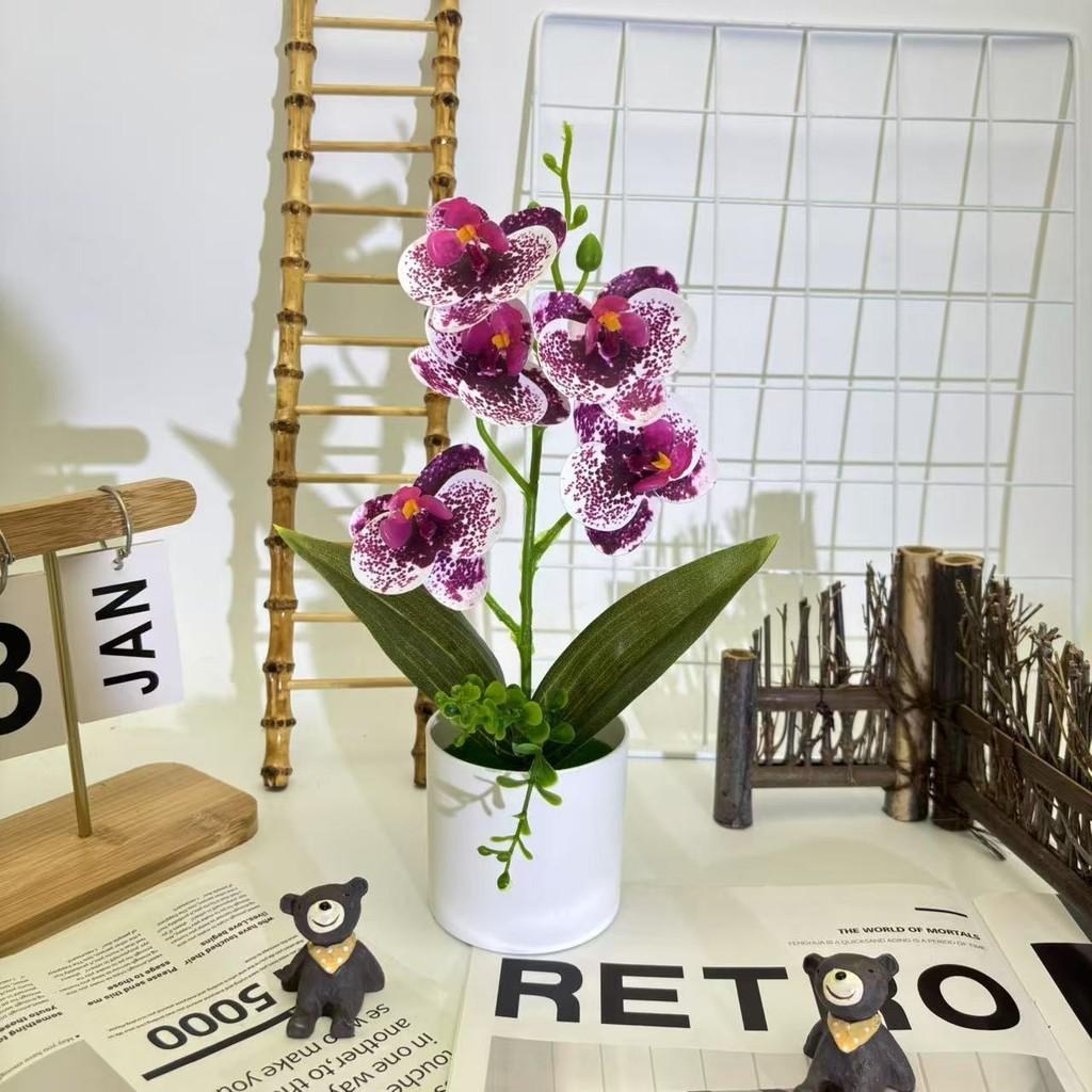 Artificial Orchid Butterfly Flower Bouquet For Home Decor And Event Arrangements