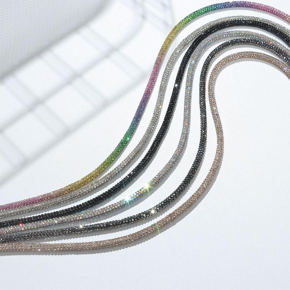 Роскошные шнурки со стразами, радужными бриллиантами, шнурки для кроссовок, шнурки для обуви, круглые шнурки 100/120/140/160 см, 1 шт., шнурки своими руками
