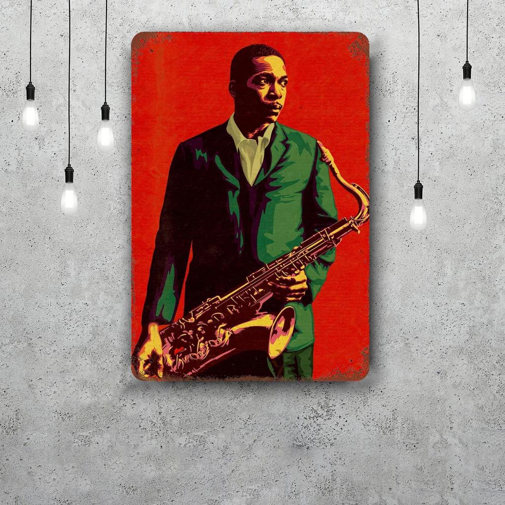 Miles Davis Vintage Metal Tin Signs Posters Decor Retro Metal Plaque Wall Art Decor for Garage Bar