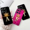 Чехол для Motorola Moto G15 Чехол MotoG15 Роскошные Буквы Короны Мягкий Силиконовый Чехол для Телефона Для Motorola Moto G75 5G G 75 G 15 Бампер