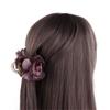 Cloth Simulation Flower Hair Claw Mesh Flower Claw Clip Fashion Rose Shark Clip  Summer