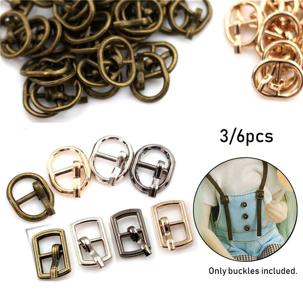 quality Stuffed Toys 4 colors Tri-glide Buckle Diy Dolls Buckles Belt Buttons Doll Bags Accessories