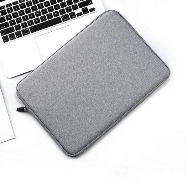 Laptop Pouch Portable 13-inch 15-inch Case Bag, Gray