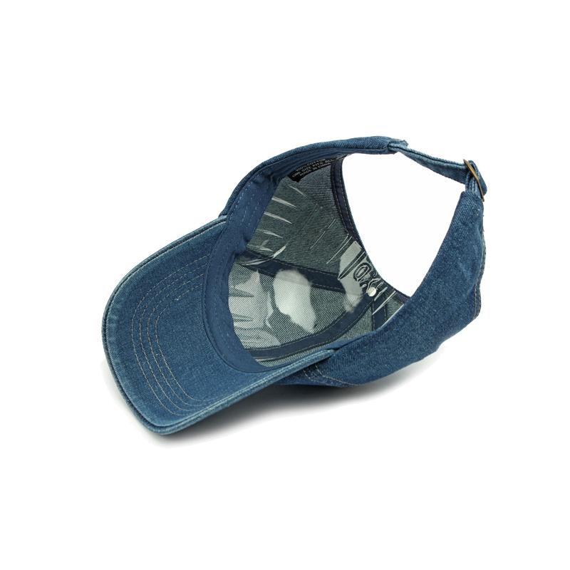 Весна Осень Женская Солнцезащитная Шляпа Хвост Панама Джинсовая Бейсболка