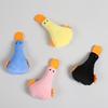 Pet Duck Toy Cute Shape Contains Catnip Sound Paper Included Teeth Cleaning Clear Stomach