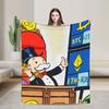 Плед Alec Monopolys Уютный Мягкий Пледы для Дивана 50x60 Дюймов Коврик Разного Размера