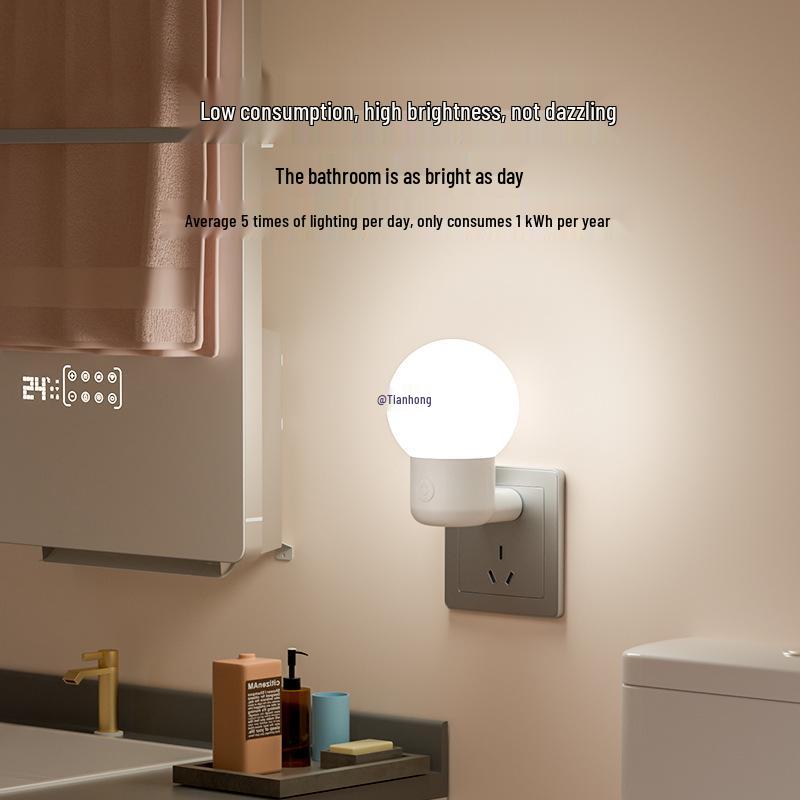 Voice-Activated Night Light for Elderly: Automatic Sound & Light Control for Bathroom, Hallway, and Toilet