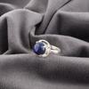 Lapis Lazuli Ring, Handmade Gemstone Ring, 925 Solid Sterling Silver Ring Antique Jewelry, For Engagement Gift