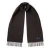 ABRAHAM MOON Merino Wool Muffler 25cm - Mocha