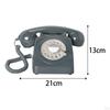 Vintage Rotary Dial Phone Corded Telephone Old Fashion Retro Landline
