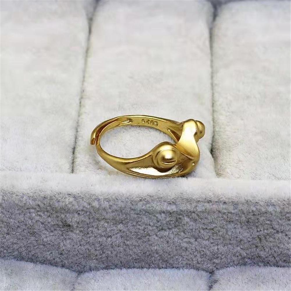 Day Gifts Fashion Lucky Rings Unisex Adjustable Retro Frog Rings Toad Bohemian Creative Animal