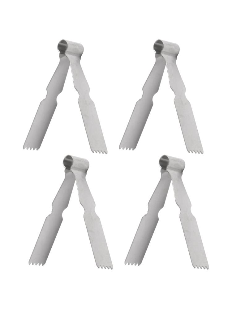 Щипцы для выпечки, 4 шт., нержавеющая сталь, инструмент для защипывания теста для создания декоративных краев на пирогах и выпечке