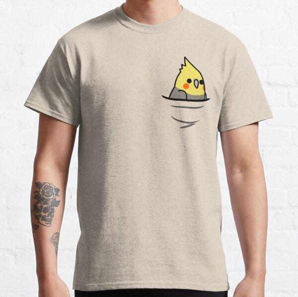 Men Women Cockatiel Touch Michelangelo Birb T Shirt Pure Cotton Clothing Funny Short Sleeve O Neck Tees Graphic Printed T-Shirt