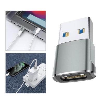 Адаптер USB 3.0 на USB Type C Прочный разъем Type C (мама) на USB A (папа) для зарядки 3А и синхронизации данных 5 Гбит/с