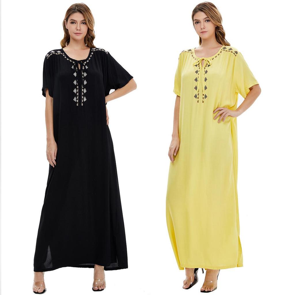 Dubai Middle East Ladies Long Abaya Dress
