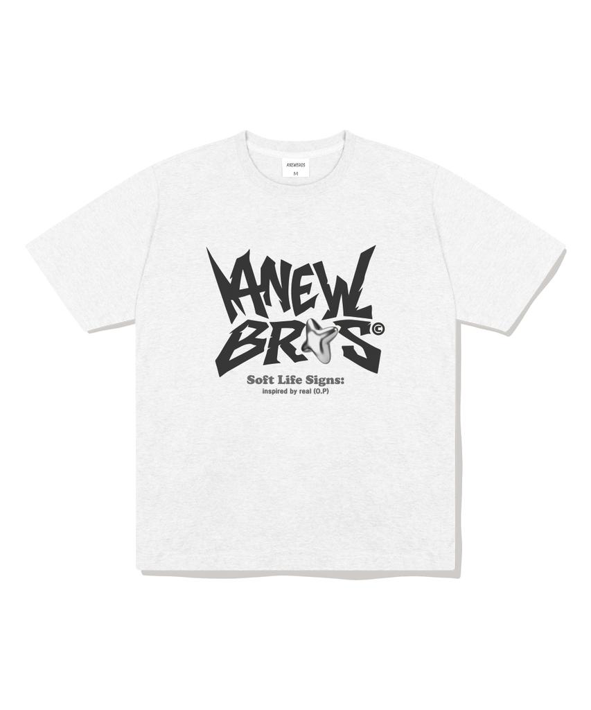 ANEWBROS Dearsign Oversized Short Sleeve T-Shirt 4 Colors [Anse_2007]