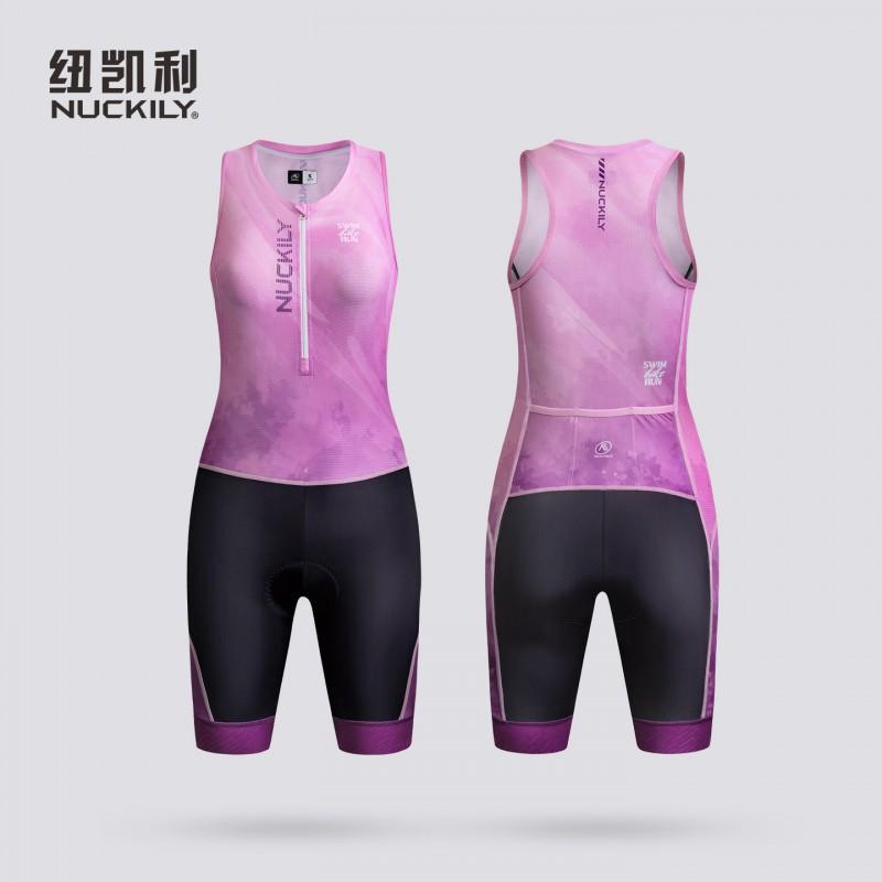 Womens Triathlon Suit One-Piece Swim Bike Run Performance Gear Quick Dry Compression Athletic Wear