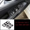 Наклейки для отделки салона автомобиля из углеродного волокна для Mercedes benz C Class W204 C180 C200 2007-2013 Аксессуары