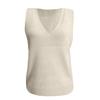 Women's Fashion Solid Color Casual Knit Turtleneck Pullover Sleeveless Sweater Vest
