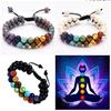 7 Chakra Health Balance Beaded Bracelet Volcanic Stone Energy Yoga Jewelry Gift