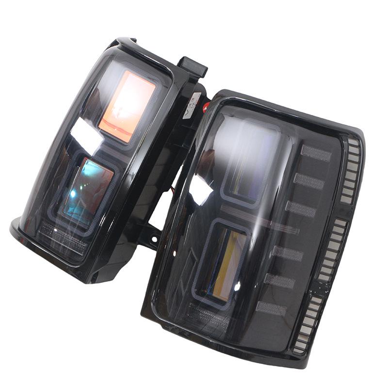 Улучшенный фонарь заднего хода и стоп-сигнал в сборе для Mitsubishi Pajero V33, V43, V55 - Черный Алмаз 2030.