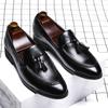 Man Casual Shoes Italy Style Comfortable Fashion Luxury Loafers Men Leather Shoes 2024