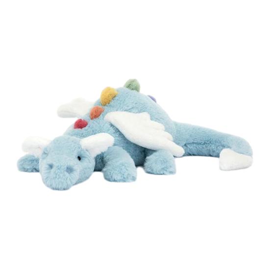 Плюшевая кукла Дракон Реалистичная мягкая игрушка 50 см Милая подушка в виде летающего дракона Мягкий подарок для обнимания