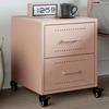 VidaXL Pink Bedside Table 36x39x43.5 Cm Steel, Cabinet, Bedroom Furniture, Phone Stand, Cabinet 846628
