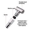 Насадка для накачивания шин Портативная воздушная насадка для накачивания шин Насадка для накачивания шин Быстроразъемная резьбовая насадка для насосов для шин