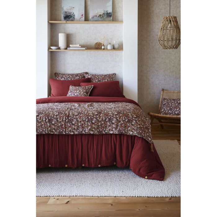 Bout de lit "Capucine" 90 x 200 cm "Gaze de Coton" - Capucine Camel
