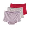 3 шт. Женские трусы-боксеры с высокой талией, модальные шорты, трусы больших размеров, дышащие трусы XL-6XL