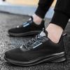 2024 Men's Fashion Mesh Thick Sole Non Slip Lacing Running Sneakers Summer Casual Shoes Sports Shoes Men Free Shipping