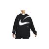 Nike Женская черная вязаная толстовка с принтом букв