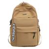 Male Large Capacity Backpack Letter Female Junior Senior High School Student Schoolbag Outdoor Travel Bag