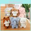 Elephant Bear Forest Pig Sheep Plush Toy Animal Stuffed Doll Decoration Gift