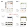 Monthly Layout Coil Calendar Creative 18-Month Calendar Wall Calendar  Family Planning