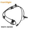 Front Left Right ABS Wheel Speed Sensor For Kia Sportage 2011-2016 2.0L 2.4L L4 3.3L V6 95670-3W300(LH) 95671-3W300(RH)