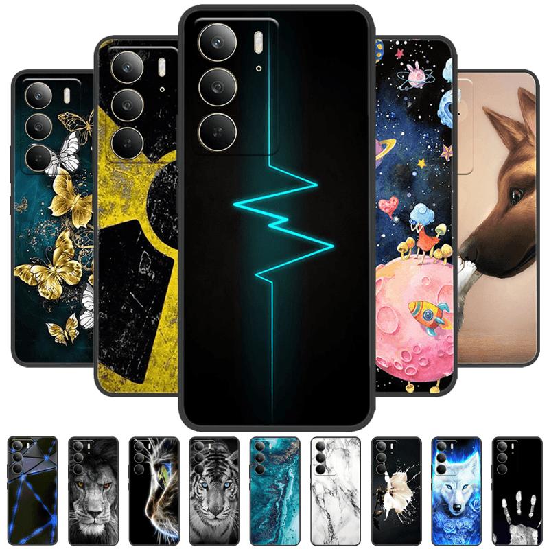 Чехол для Realme C75 4G Милый Ударопрочный Мягкий Силиконовый ТПУ Защитная Крышка для Линзы Телефона Для OPPO REALME C65 4G C67 5G Бампер Fundas