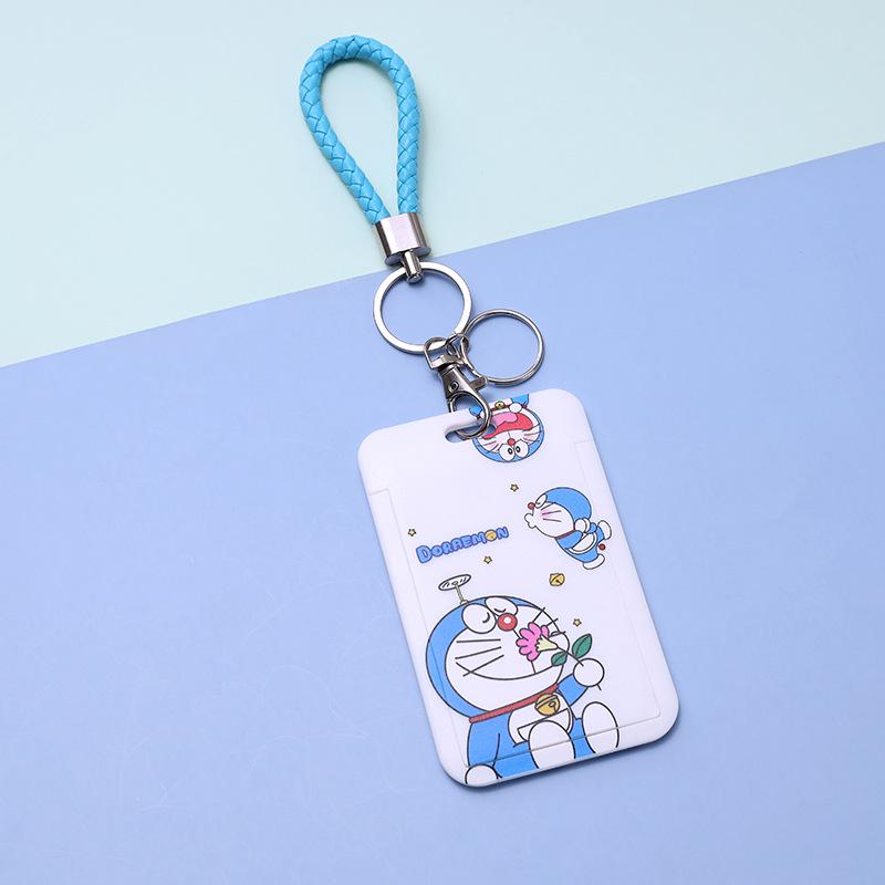 Doraemon Meal Card Holder - Cute Student & Work ID Lanyard, Access Control & Bus Card Holder