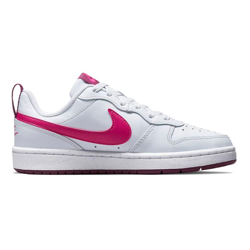 Nike Court Borough Low 2 'Pure Platinum Pink Prime' GS Sneakers BQ5448-015