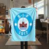 Silkeborg Sports Association  Print Flannel Blanket, High quality Comfortable for All Seasons, Home Decor, Warmth and Comfort