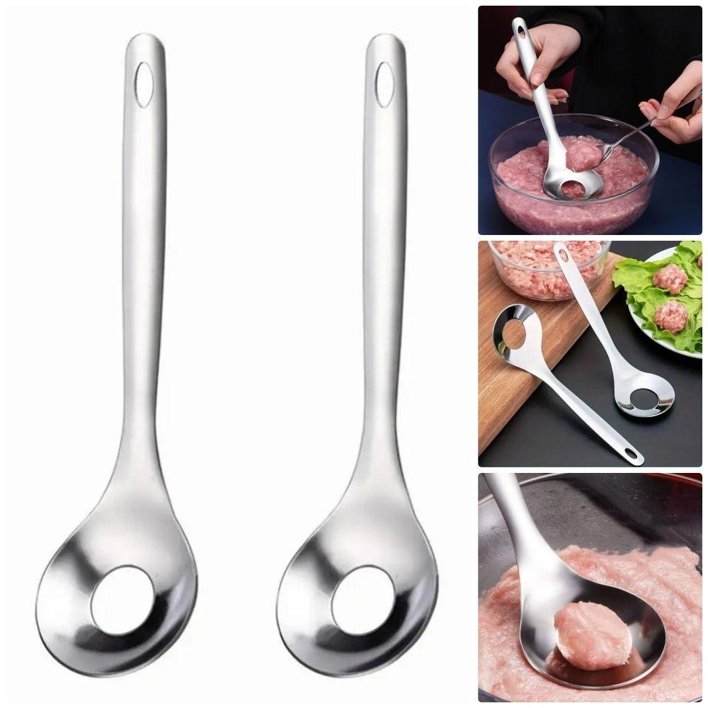 1Pcs Dishwasher Safe Meatball Spoon Stainless Steel Meatball Scoop Home Kitchen Gadgets